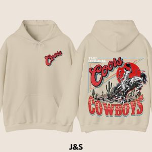 Coors Western Cowboy Hoodie, Vintage 90s Graphic Western Hoodie, Retro Coors Hoodie, Rodeo Oversize Cowboy Hoodie, Wild West Gift, Cool Gift