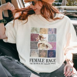 Female Rage The Musical Tshirt Unisex Heavy Cotton Tee TTPD Album Inspired Merch The Tortutred Poets Department The Eras Tour