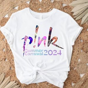 P!nk Summer Carnival 2024, Trustfall Album Tee, Pink Singer Tour, Music Festival Shirt, Concert Apparel, Pink Music Clothing, Tour Shirt