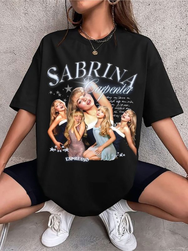 Sabrina 2024 Tour T-shirt, Sabrina Emails Tour, Tour Concert Outfit, Carpenter Graphic Shirt, Trendy Shirt For 2024 Gift For Men Women