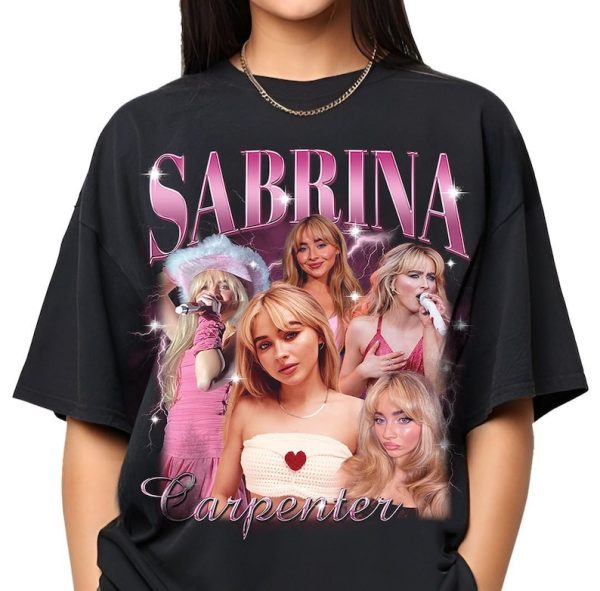 Retro Sabrina Carpenter T-Shirt, Vintage 90s Bootleg Rap Tee, Sabrina 2024 Tour T-shirt, Custom Tee, Sabrina Fan Gift, Tour Concert Shirt