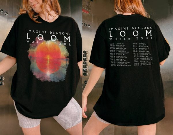 Loom 2024 Tour Shirt, Imagine Tour Dragons Shirt, Imagine Concert Dragons 2024 Tee, Loom New Album Tshirt, Music Tour Shirt, Gift for ID Fan